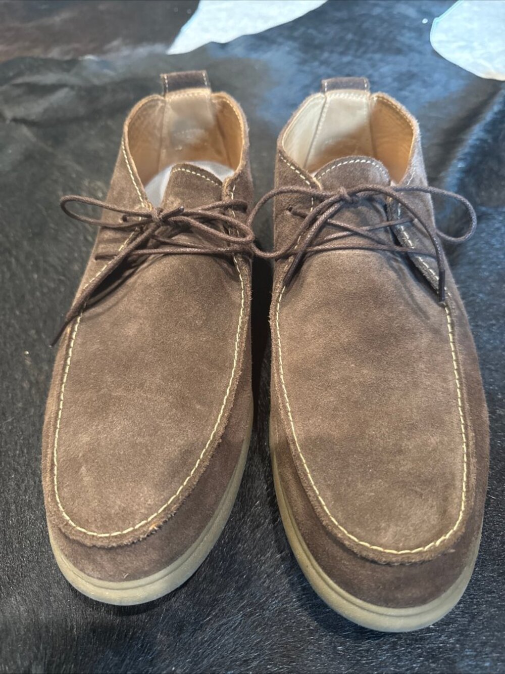 Johnnie-O Malibu Chukka Taupe Men's Shoes JMFW1300. Choose Size 12